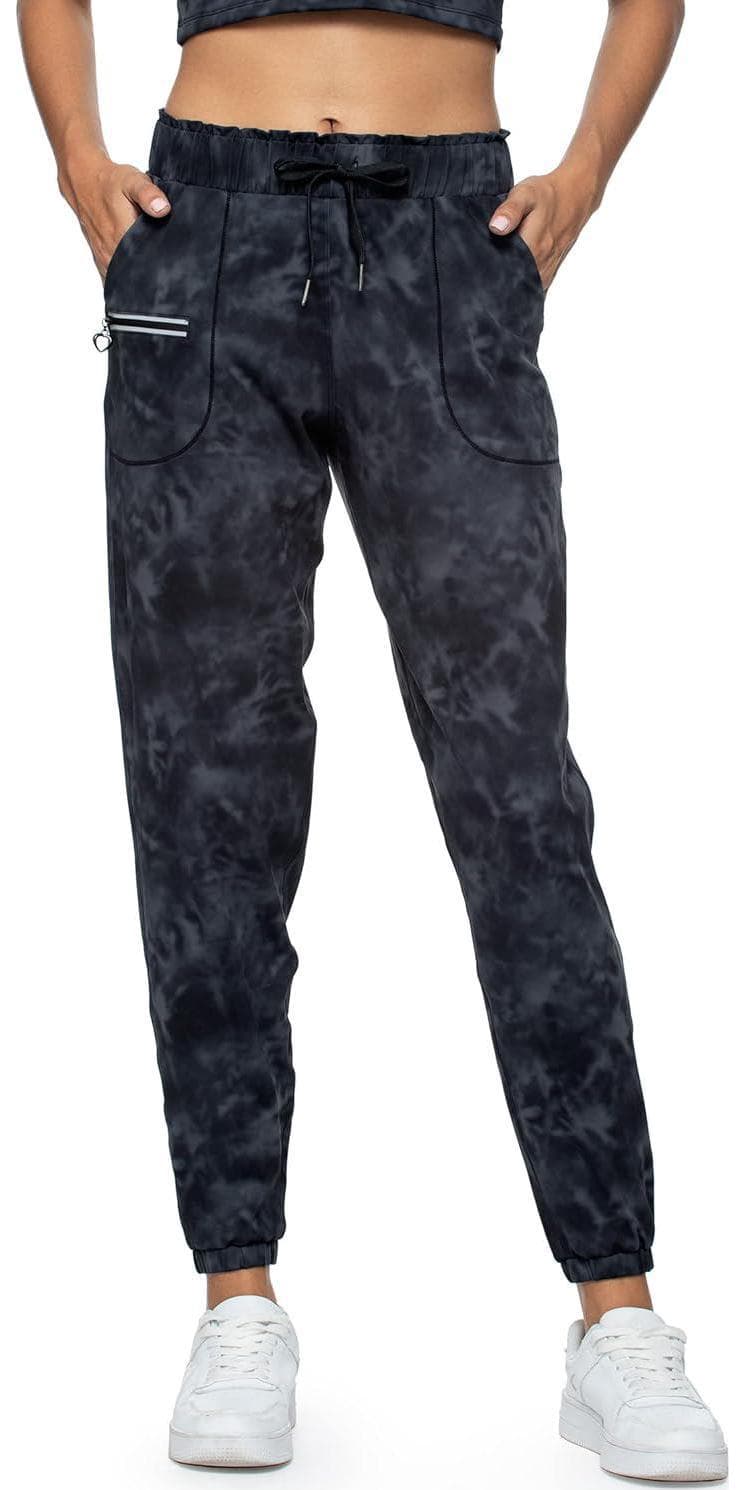 Haowind Joggers for Women with Pockets Elastic Waist Workout Sport Gym Pants Comfy Lounge Yoga Running Pants