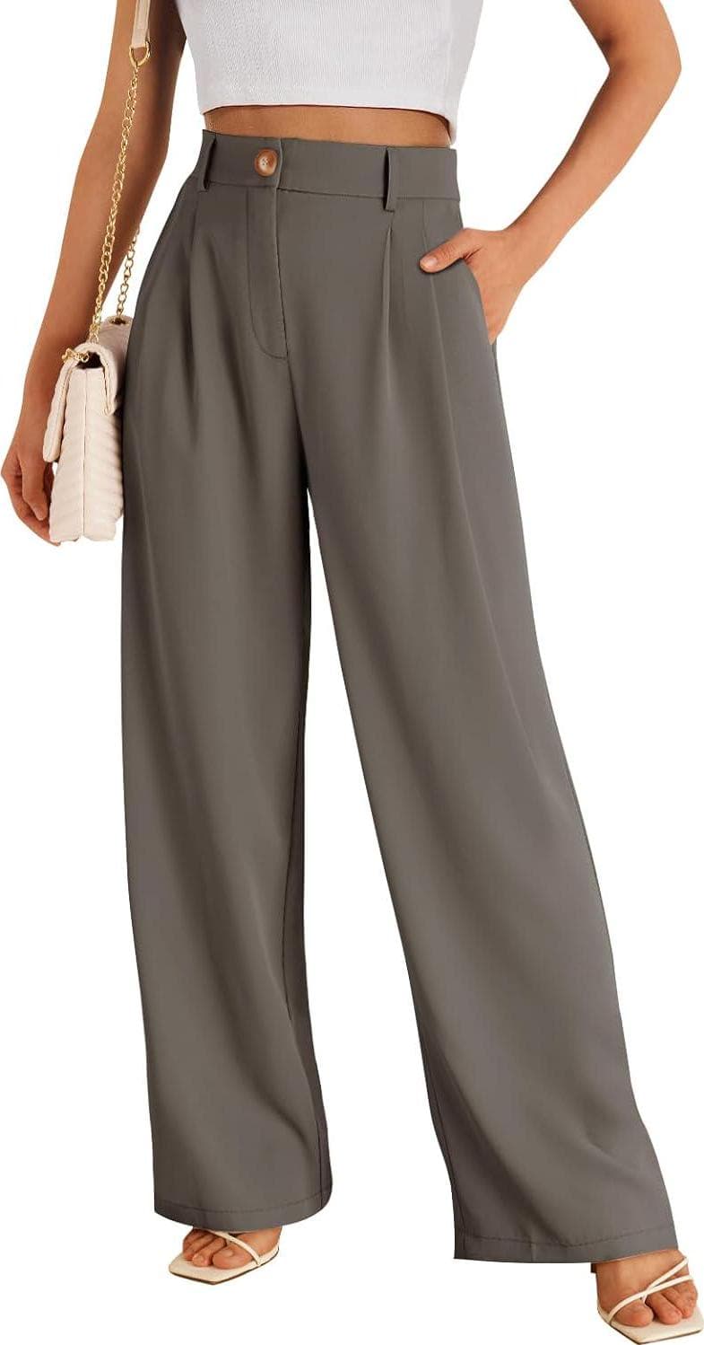 LILLUSORY Wide Leg Dress Pants Women’s High Waisted Dressy Trousers